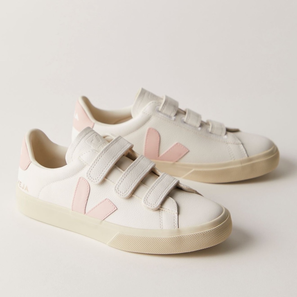 VEJA Recife Extra White/Pink pétale Sneakers Size 9 (40)